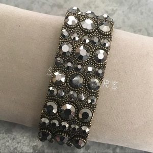 NWT AMRITA SINGH PEBBLED STRETCH CUFF BRACELET